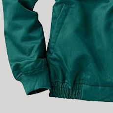 袖口リブ・脇ゴム仕様