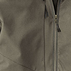 R058　ライトシェルストレッチパーカー　右胸ファスナーポケット