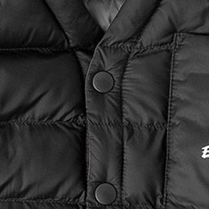 R127　ファイバーダウンジャケット　フロントスナップボタン