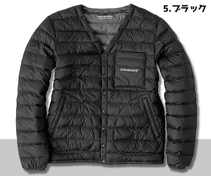 R127　ファイバーダウンジャケット　ブラック