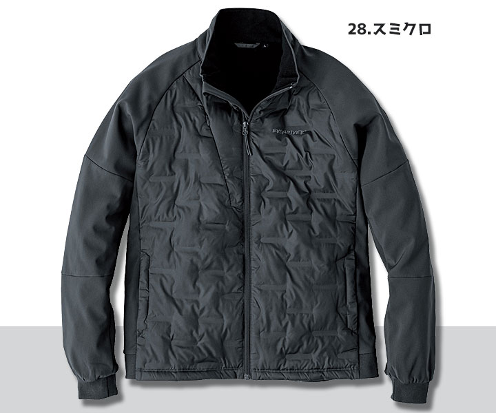 R407　クリンプドオーバージャケット　スミクロ