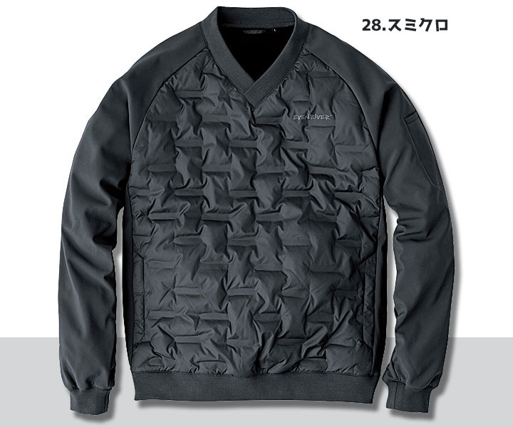 R426　クリンプドVジャケット　スミクロ