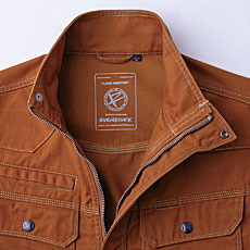 SR7007　フレイムレジスタントブルゾン　前立て・ファスナー