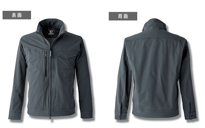 SR8007　フレックスエアージャケット　前・後ろ