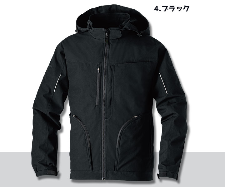 SW7554-00　防寒ブルゾン（ストレッチ・防風・透湿）ブラック