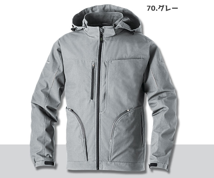 SW7554-00　防寒ブルゾン（ストレッチ・防風・透湿）グレー