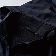 SW7554-00　防寒ブルゾン（ストレッチ・防風・透湿）衿内側リブ・チンガード