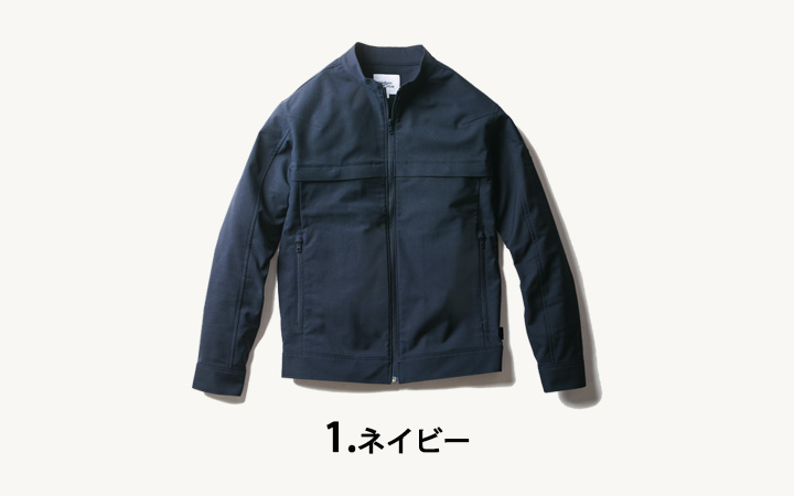 U7722-00　長袖ブルゾン　ネイビー