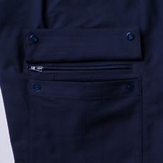 U7722-08　カーゴパンツ　カーゴポケット（ファスナー）